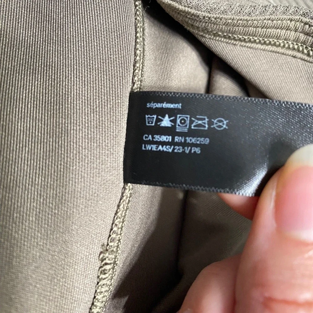 Lululemon Womens Ribbed Softstreme Long Sleeve Romper 4 Green Athleisure Comfy - Picture 8 of 13